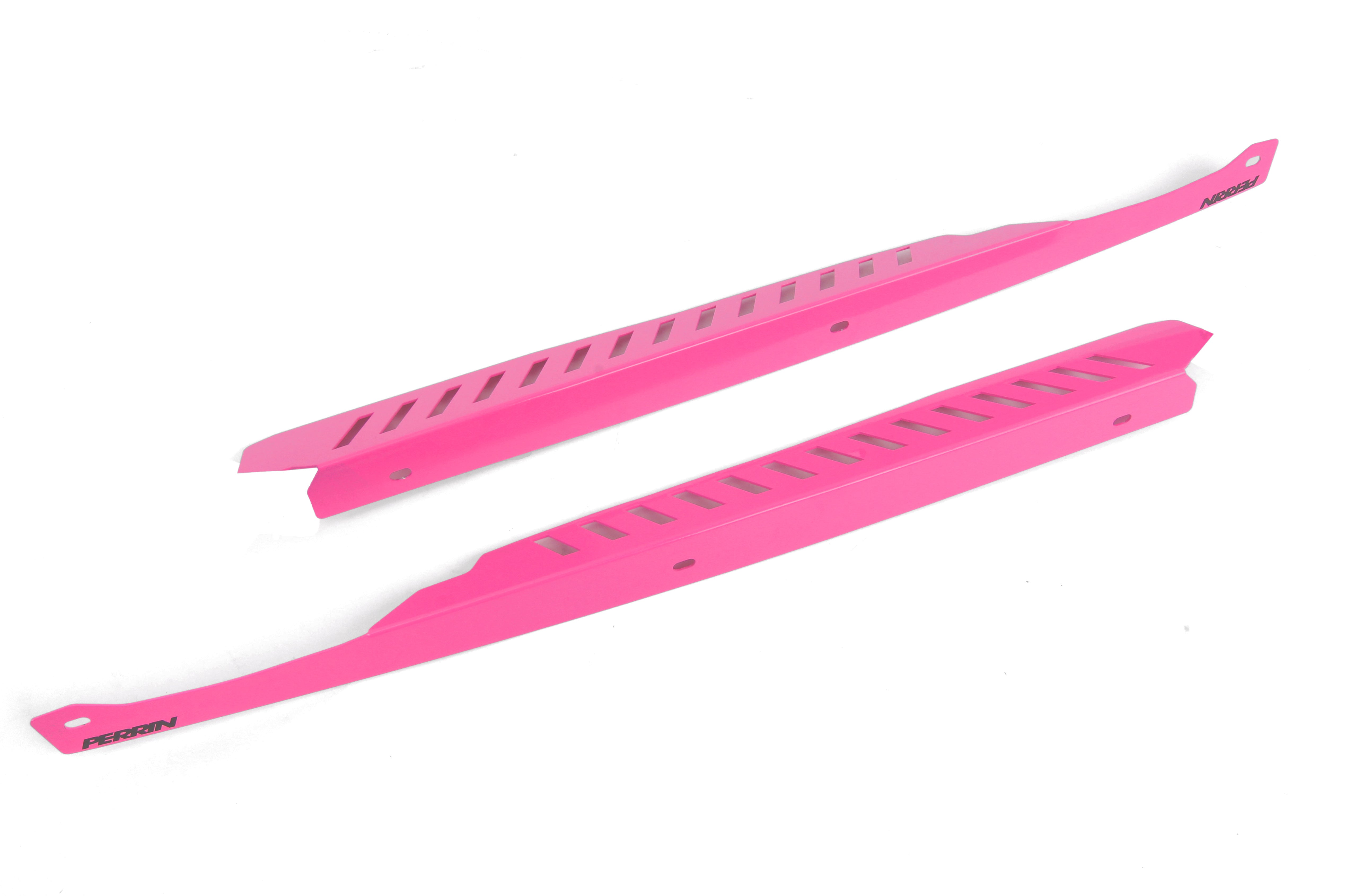 Fender shrouds for 2008-2014 WRX/STI and Impreza in vibrant pink, enhancing performance and style.
