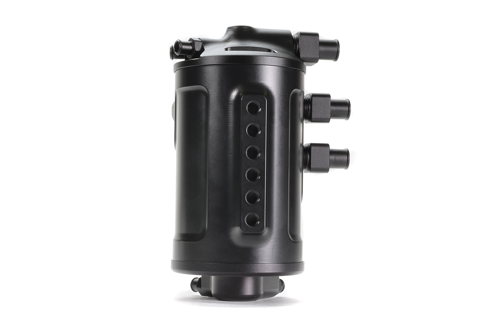 PERRIN Air Oil Separator black anodized aluminum for 2002-2021 Subaru WRX and STI.