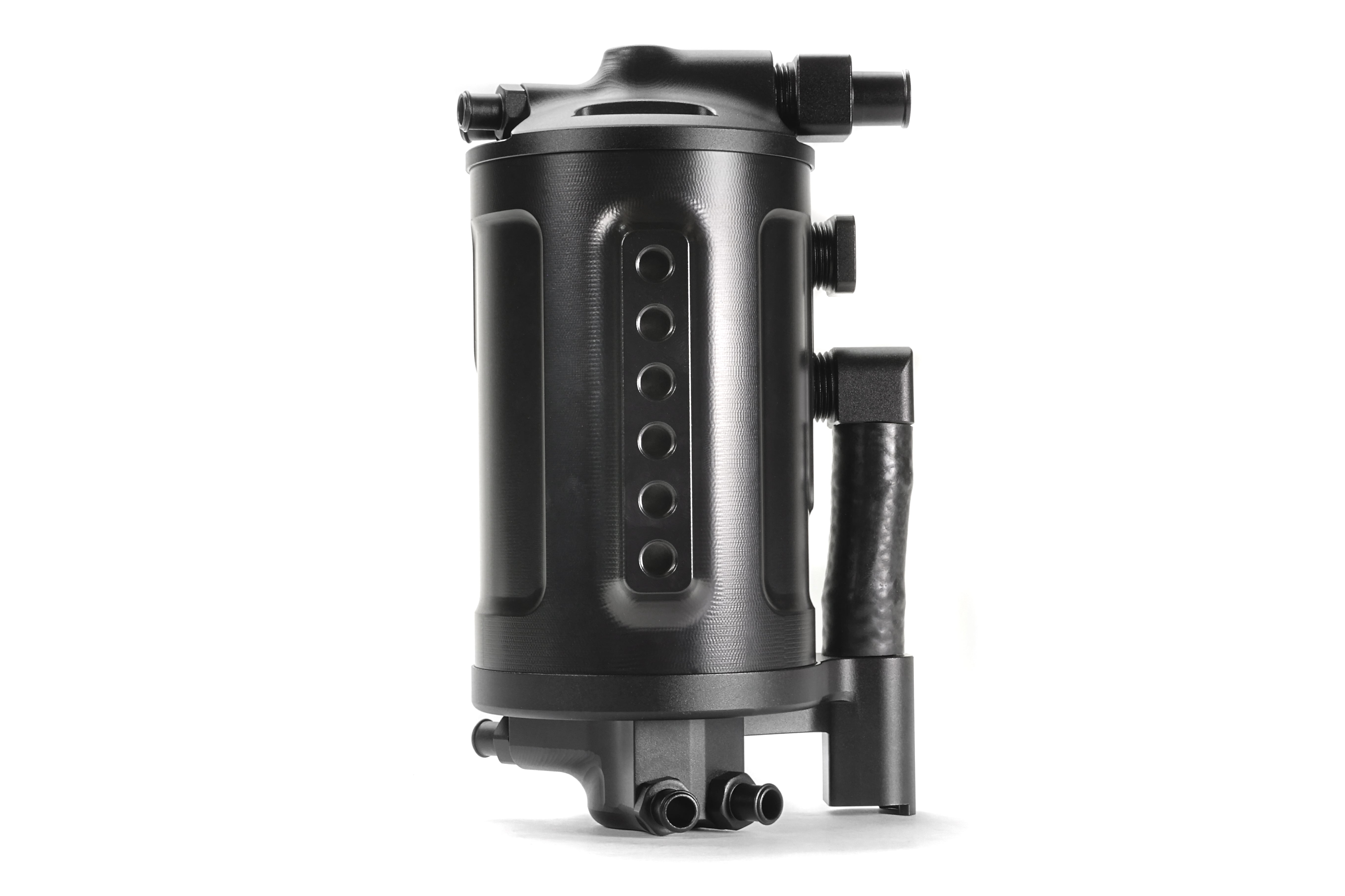 PERRIN Air Oil Separator black anodized aluminum for 2022-2025 Subaru WRX.