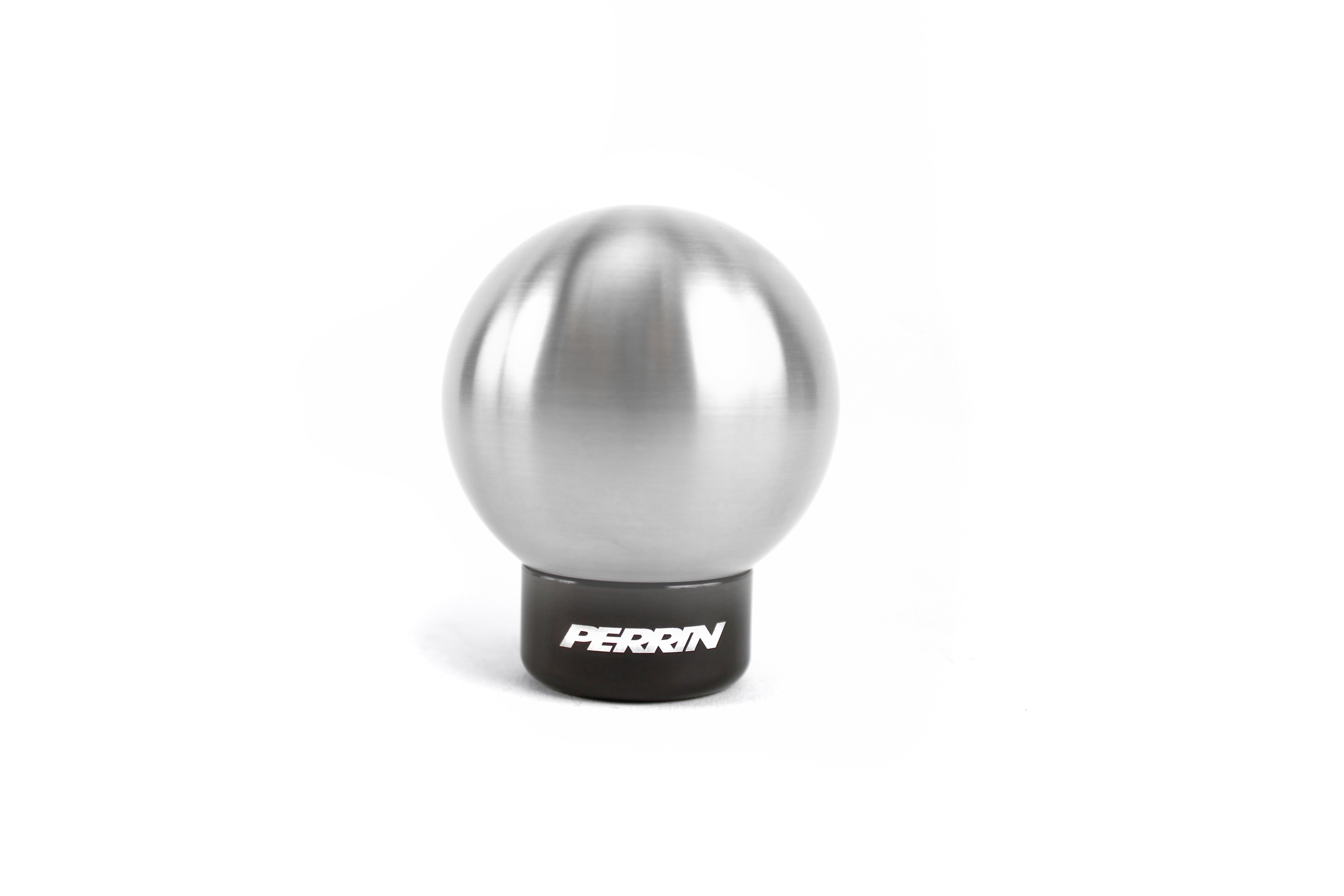 Perrin shift knob for 2004-2021 Subaru STI, featuring a sleek aluminum design for enhanced grip and style.
