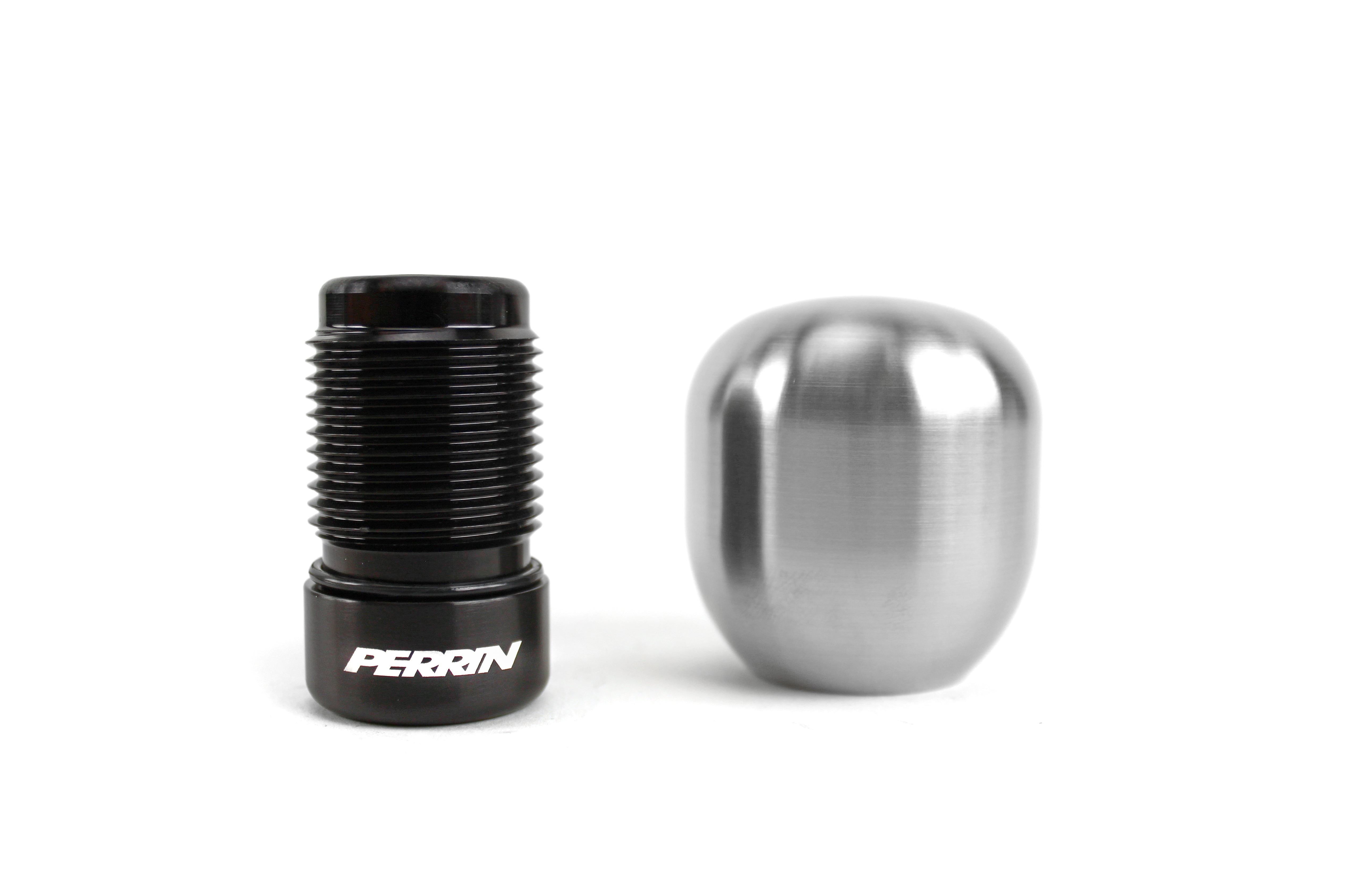 Perrin shift knobs for 2015-2025 Subaru WRX, Forester, Outback, Legacy, and Crosstrek vehicles.