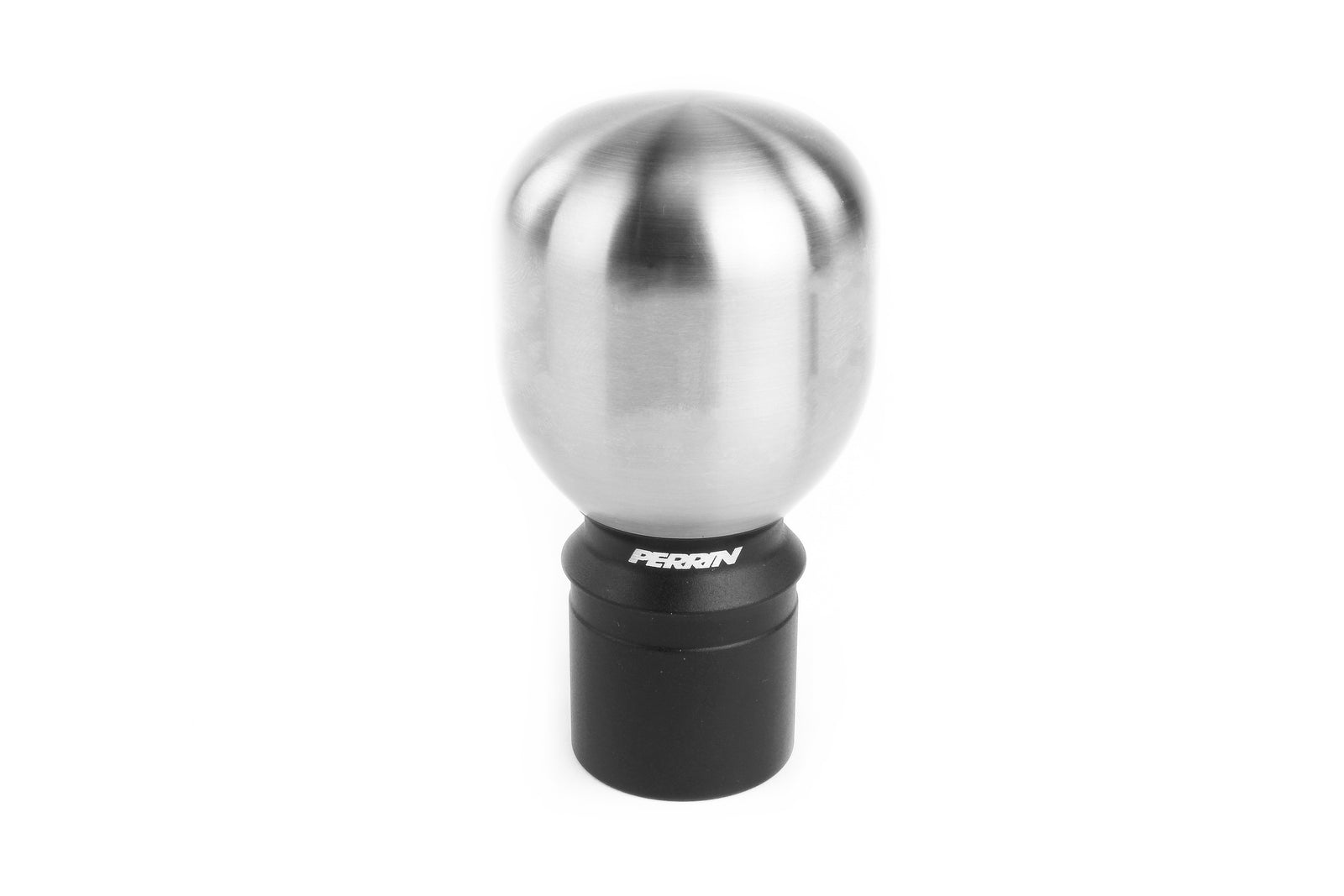 Perrin shift knob for CVT 2022-2025 WRX, Legacy, Outback, XT, Wilderness with a sleek silver design and black base.