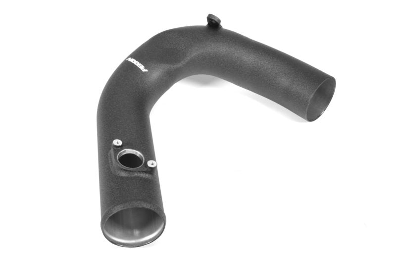Cold air intake for 2022-2025 BRZ/GR86 featuring a curved design and textured black finish for enhanced airflow.