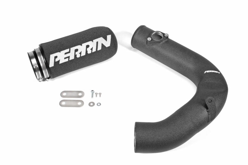 Cold air intake system for 2022-2025 BRZ/GR86, featuring a black intake tube and filter with Perrin branding.