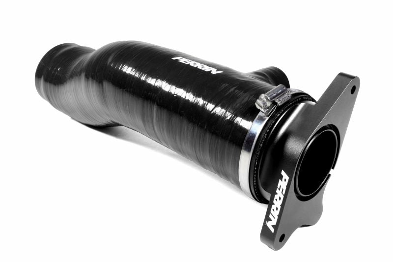 Turbo inlet hose for 2022-2024 WRX, featuring a sleek black design and durable construction for enhanced performance.