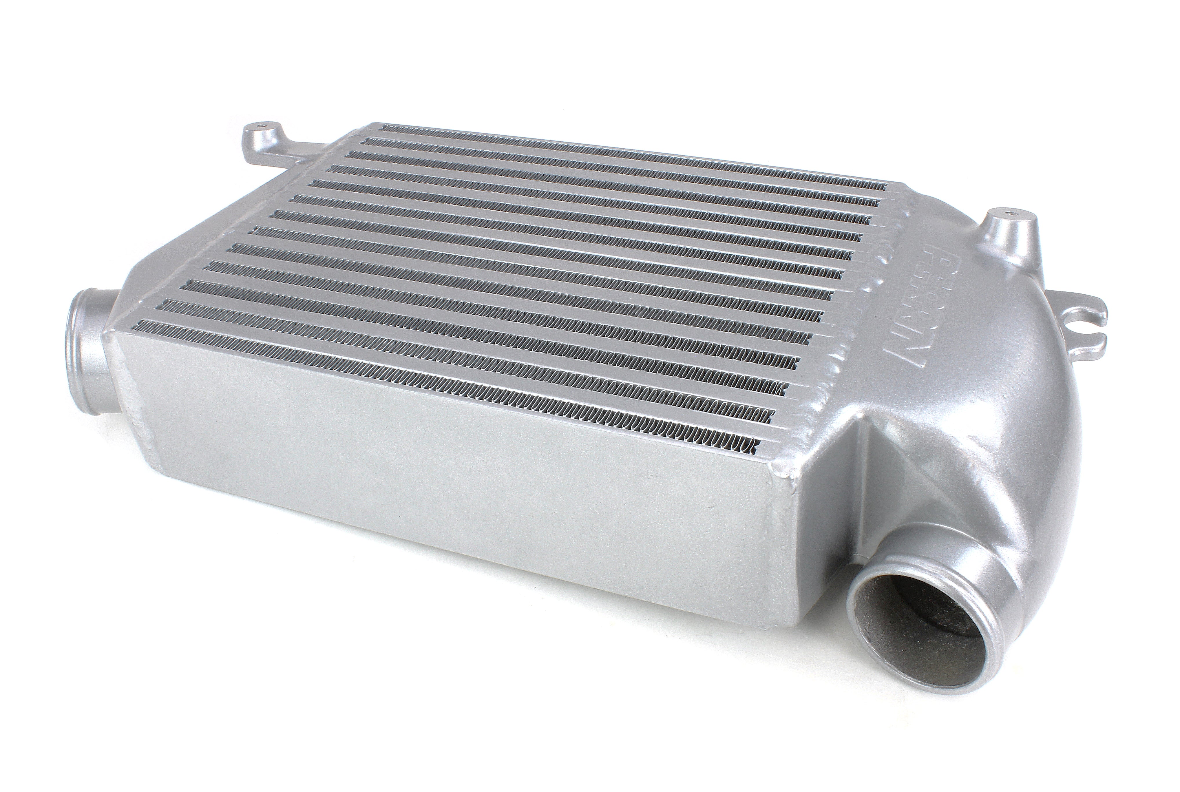 Top mount intercooler designed for 2015-2021 WRX and Forester XT, enhancing engine performance and cooling efficiency.
