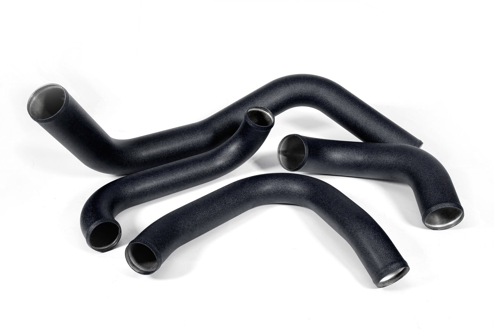 Intercooler boost tube kit for 2022-2025 WRX featuring durable, high-performance silicone hoses.