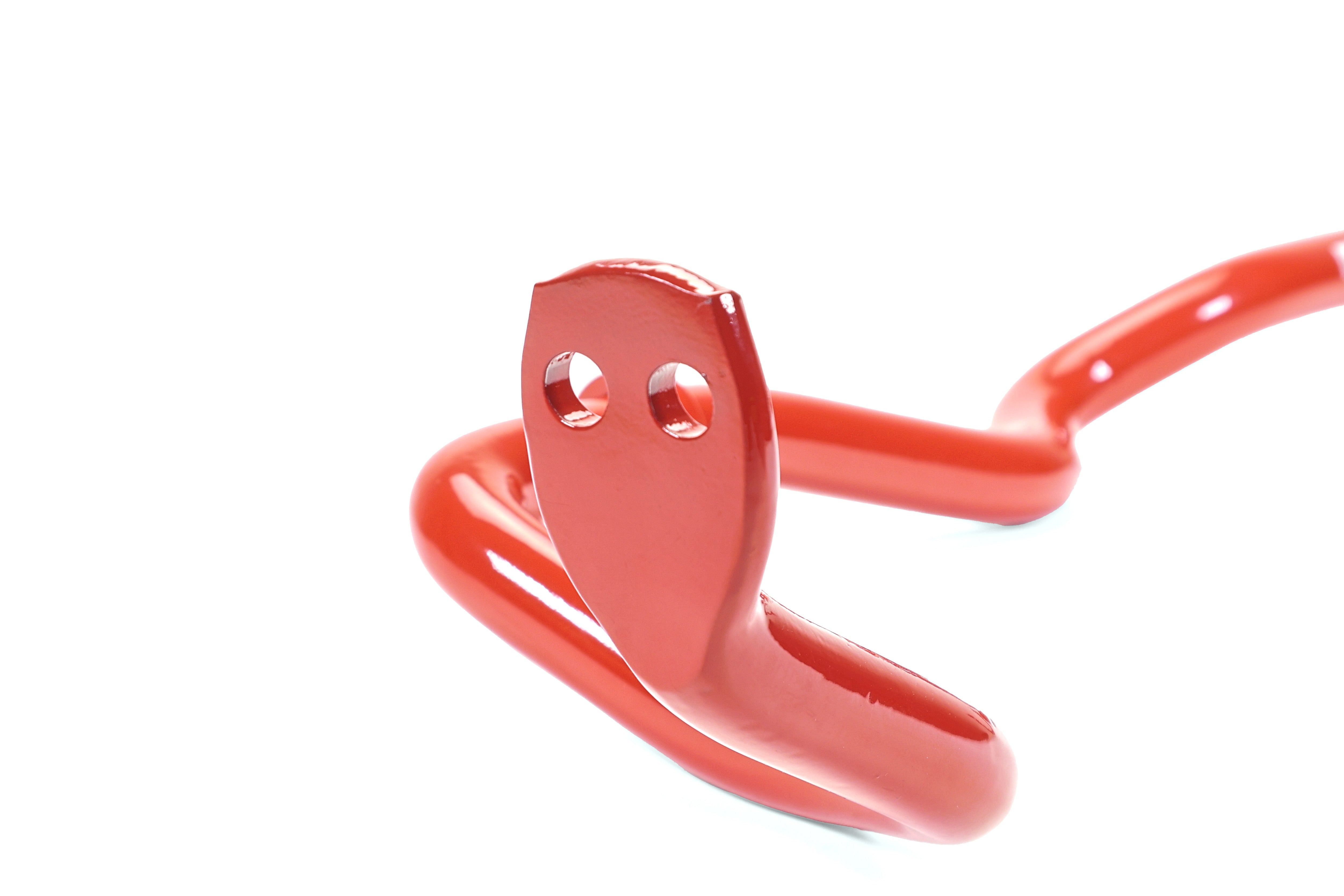 Front sway bar for 2022-2025 WRX, featuring a durable red finish for enhanced performance and handling.