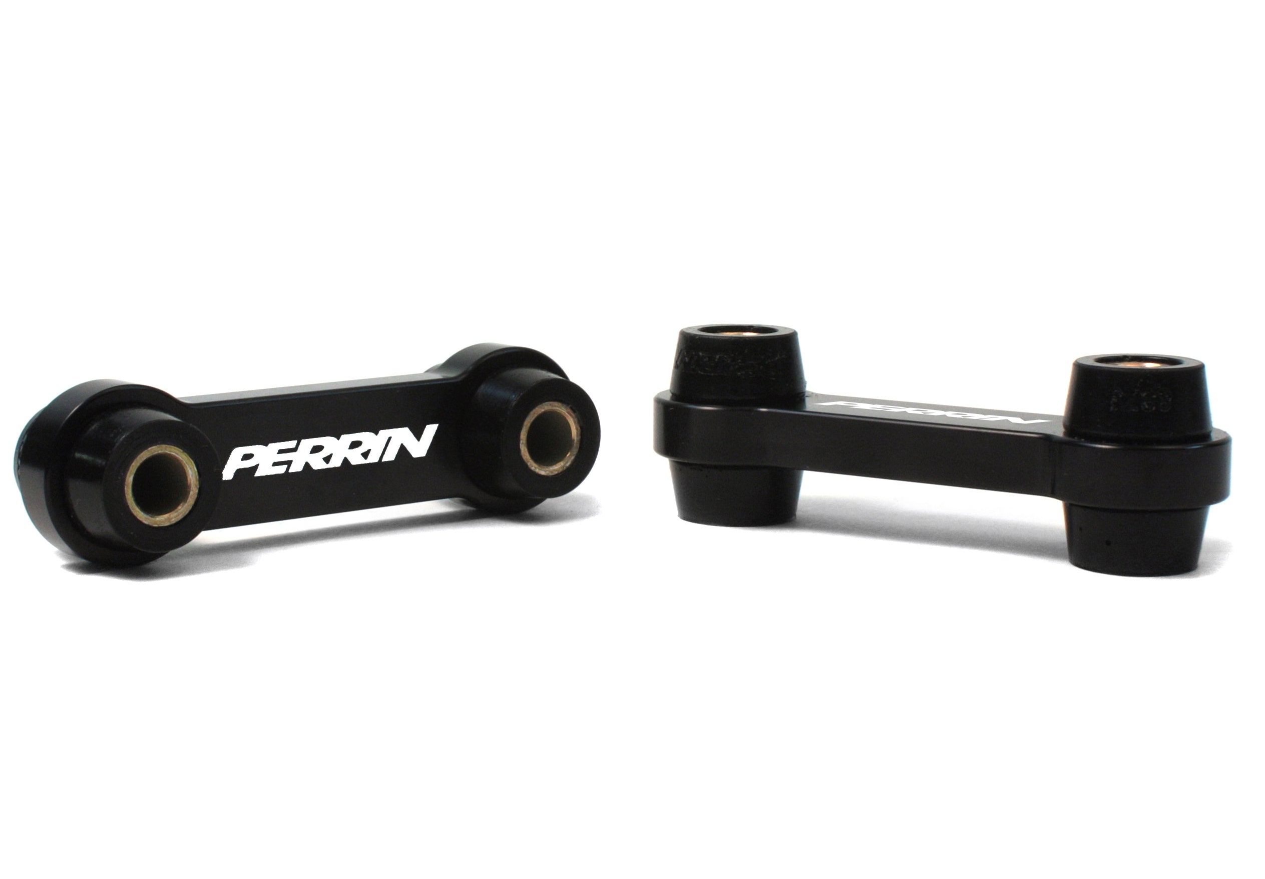 Perrin rear endlinks with urethane bushings designed for 2004-2007 STI and Forester vehicles. Durable and performance-focused.