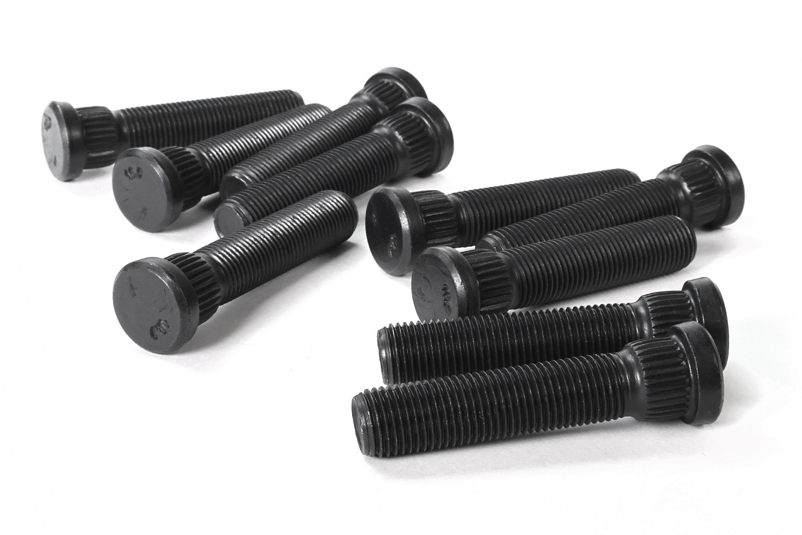 15mm wheel spacers with black bolts for Subaru WRX, STI, Forester, Outback, Legacy, Impreza, BRZ, FR-S, and 86 models.