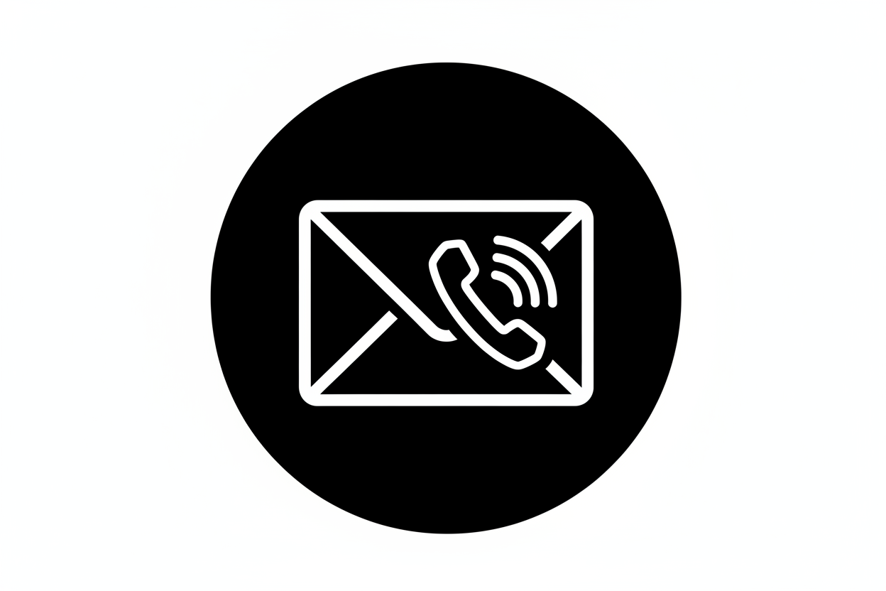 "Contact Us" SINGLE ITEM ICON, 2 COLOR