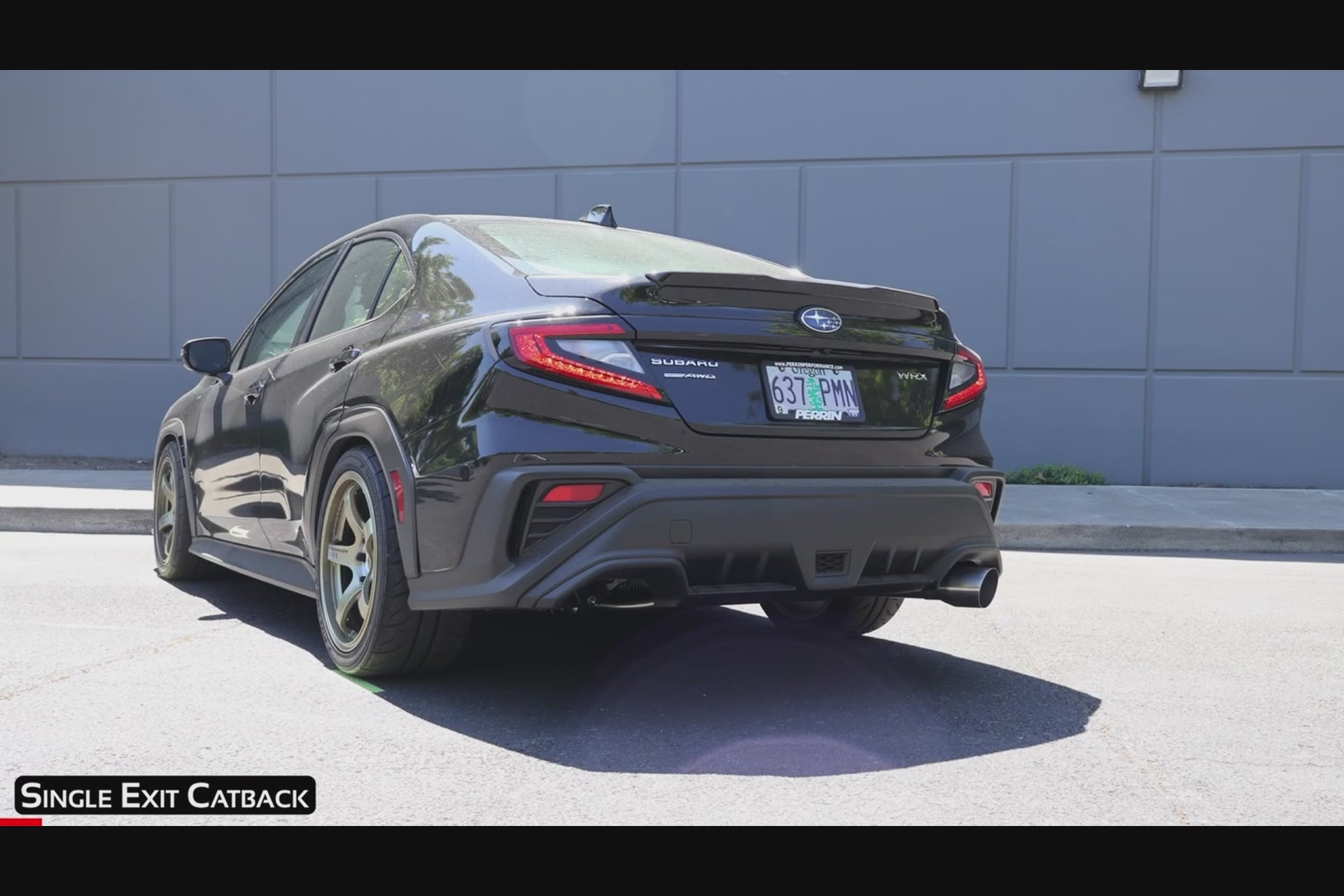 Single Exit Catback Exhaust for 2022-2026 WRX | PERRIN
