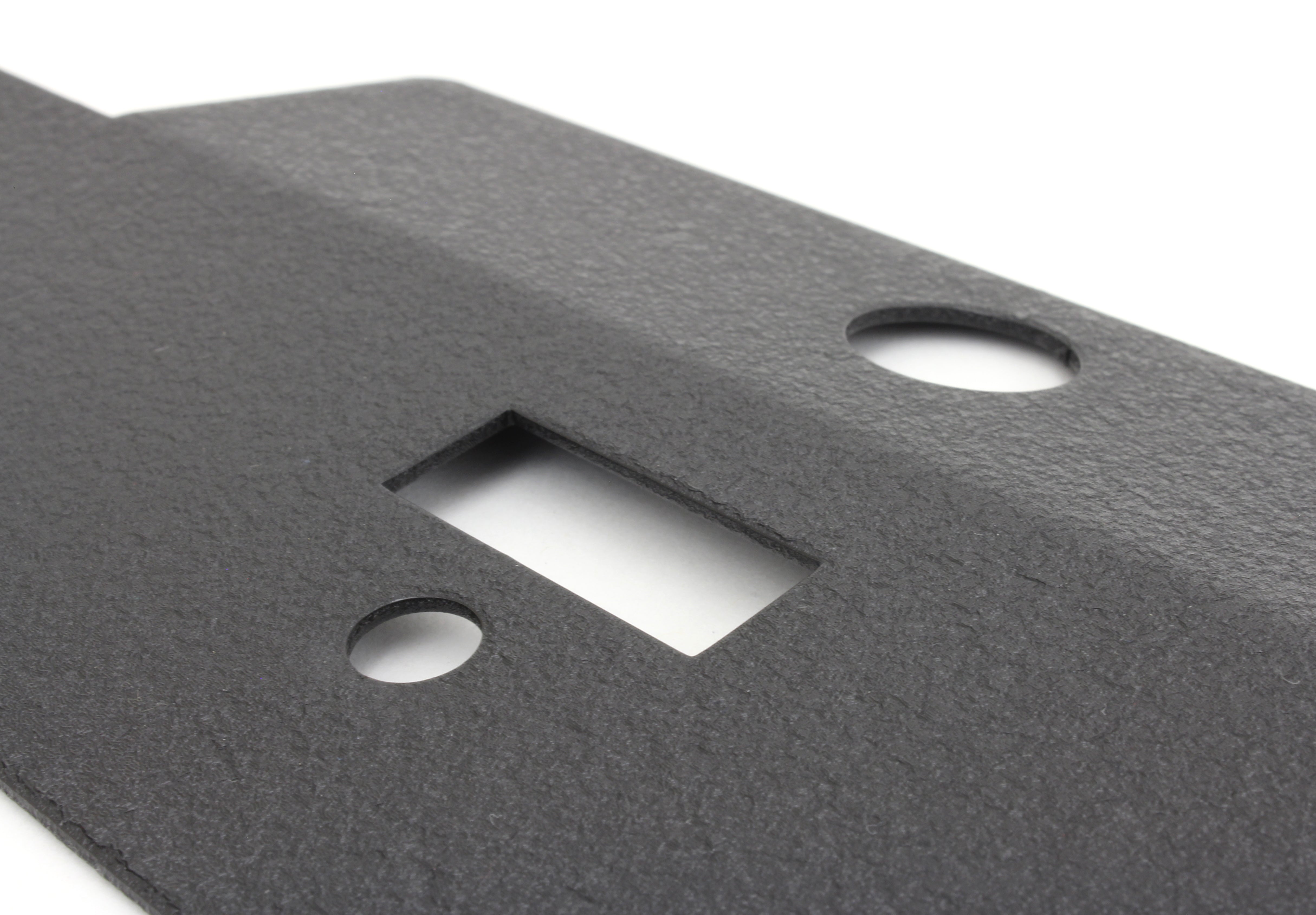 Radiator shroud designed for 2002-2007 Subaru WRX/STI, featuring durable material and precise cutouts for installation.