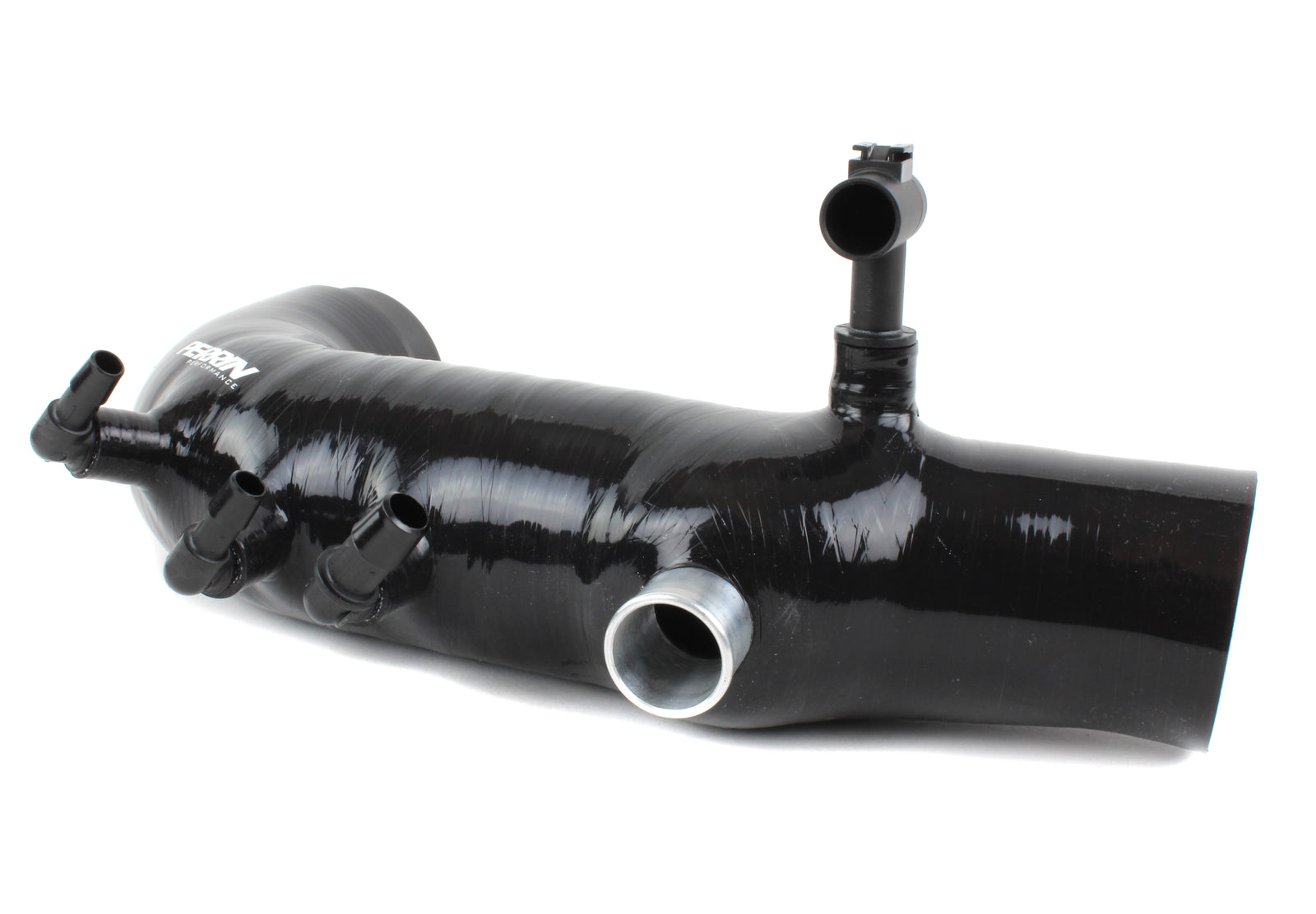 Turbo inlet hose for 2008-2014 WRX, Forester XT, Outback XT, and Legacy XT, designed for enhanced airflow and performance.