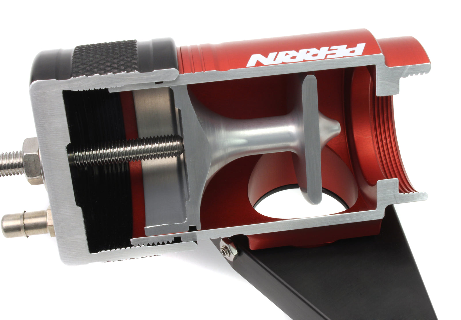 Bypass valve cutaway for 2002-2007 WRX, STI, and Forester XT, showcasing internal components and design.