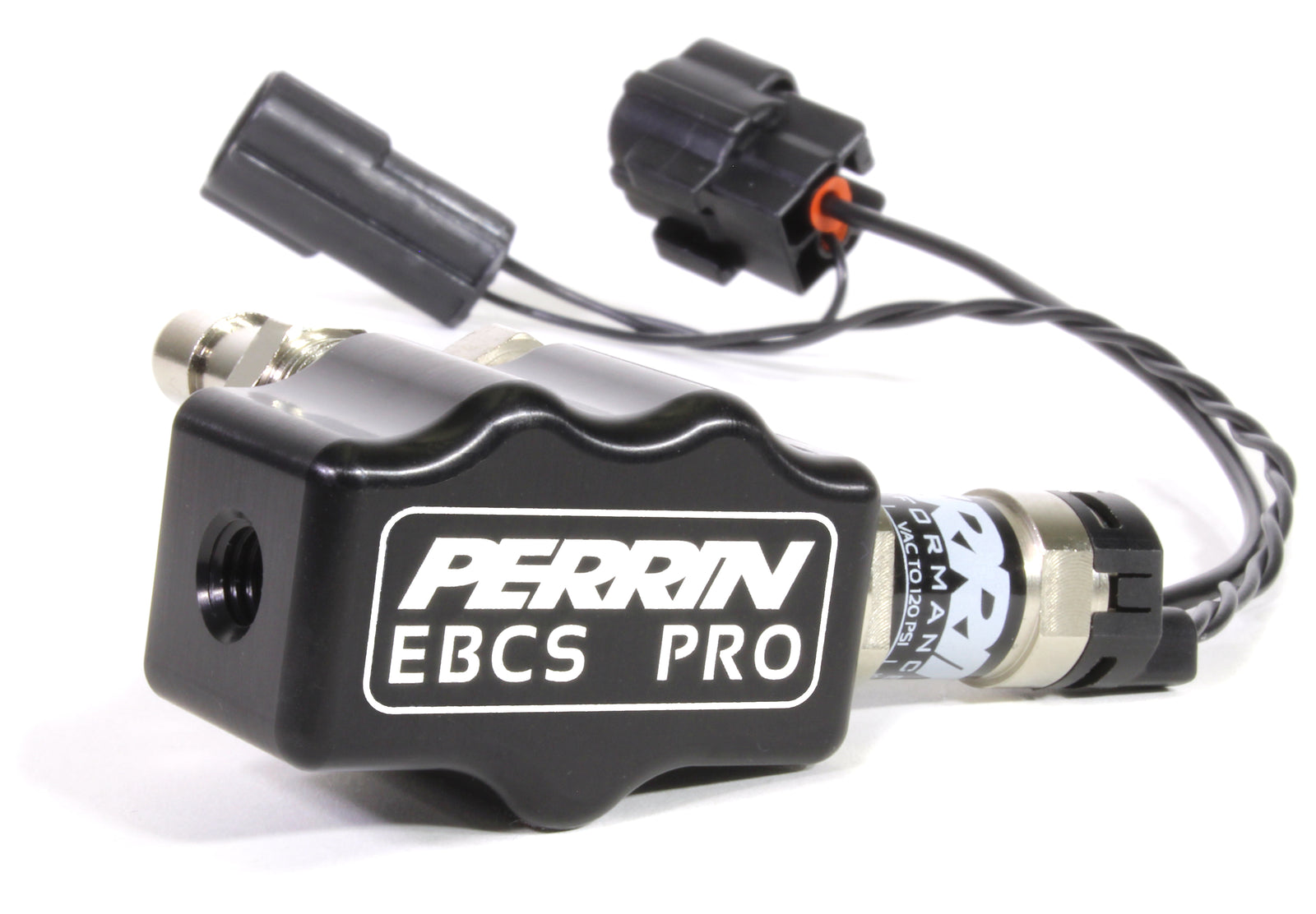 Perrin EBCS Pro Boost Control Solenoid for 2015-2021 WRX and Forester XT, designed for enhanced performance and tuning.