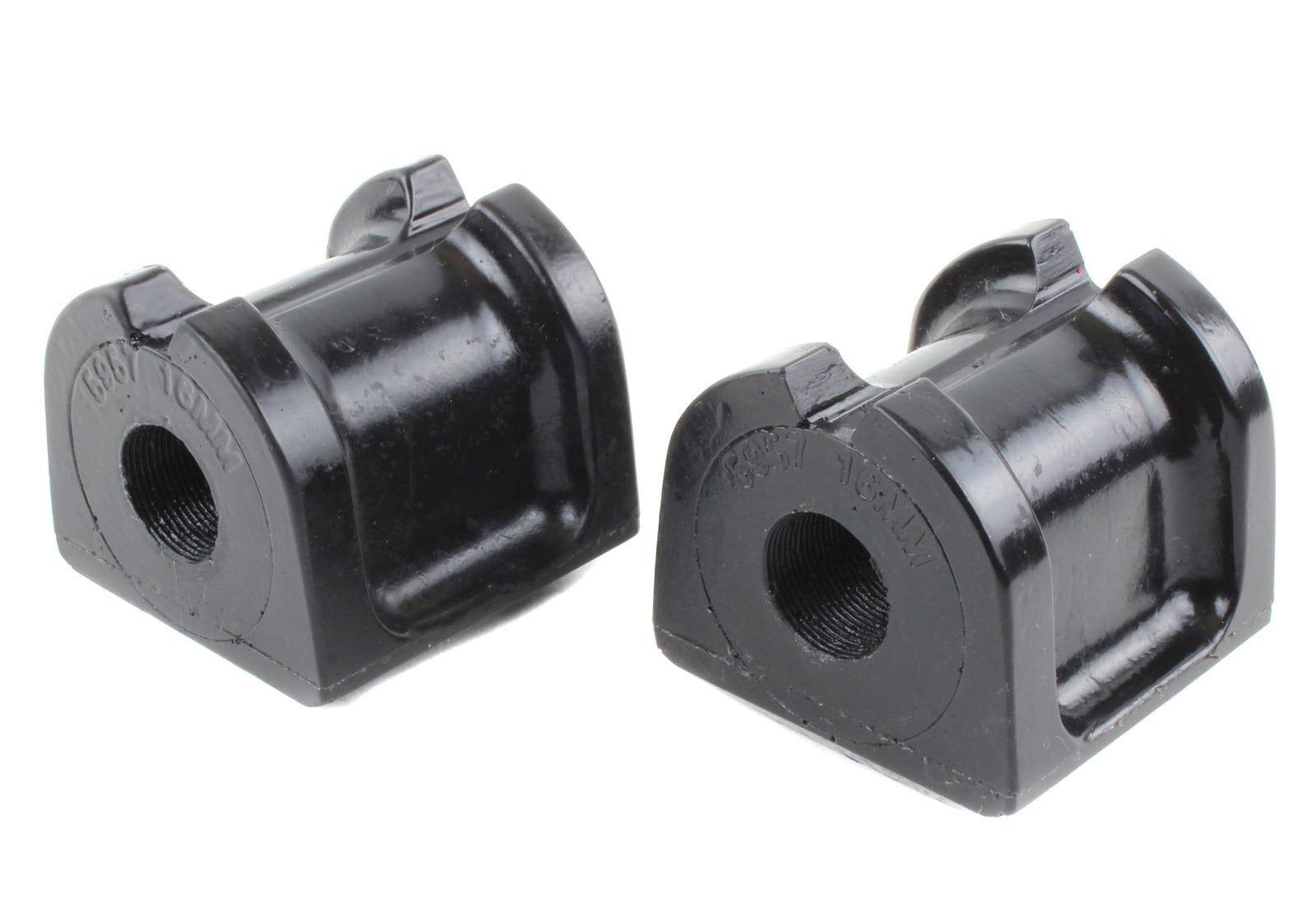 16mm bushings for rear swaybar designed for 2008-2021 WRX, STI, BRZ, FR-S, and 86 models, enhancing performance and stability.