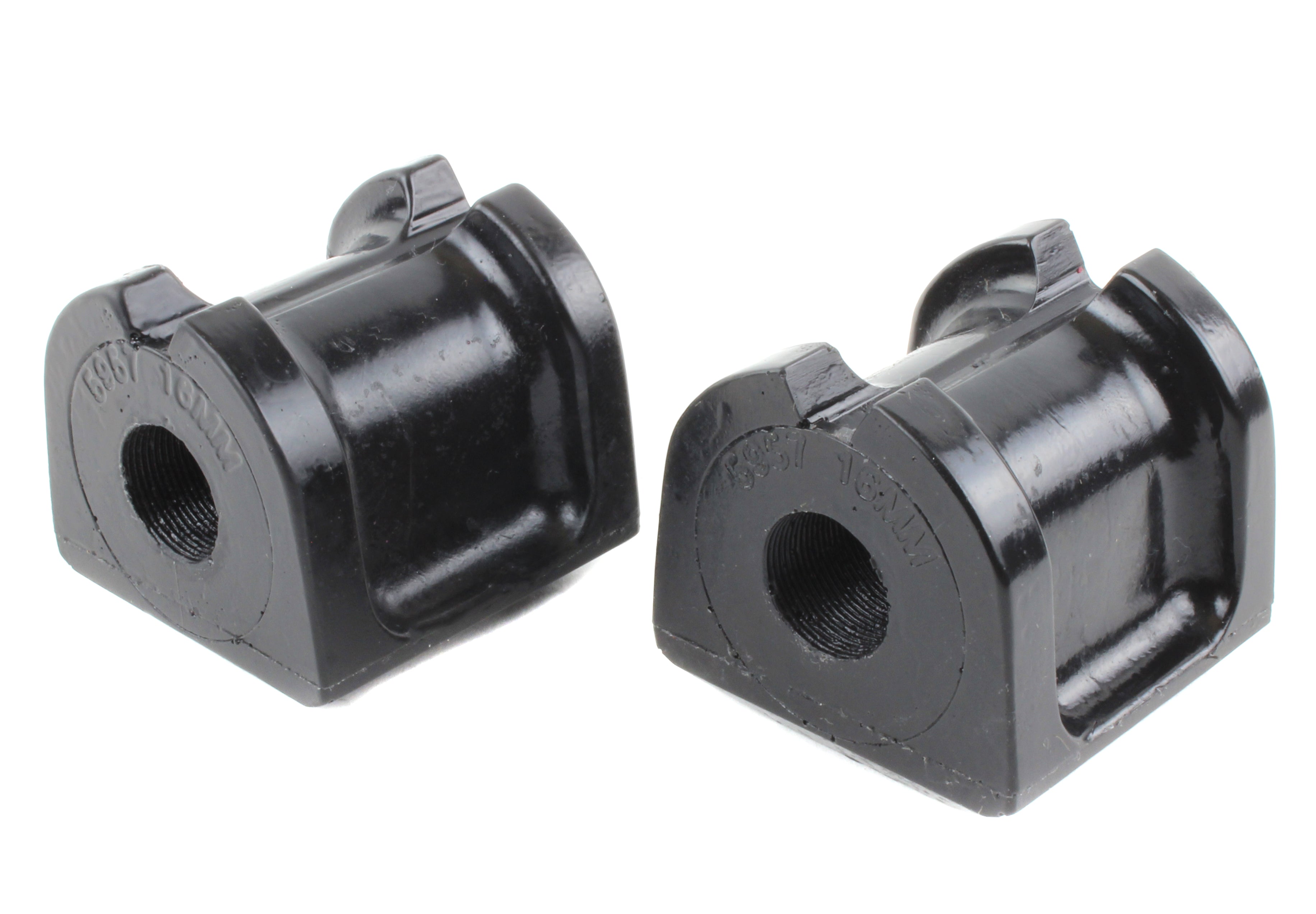 16mm bushings for rear swaybar designed for 2008-2021 WRX, STI, BRZ, FR-S, and 86 models, enhancing performance and stability.