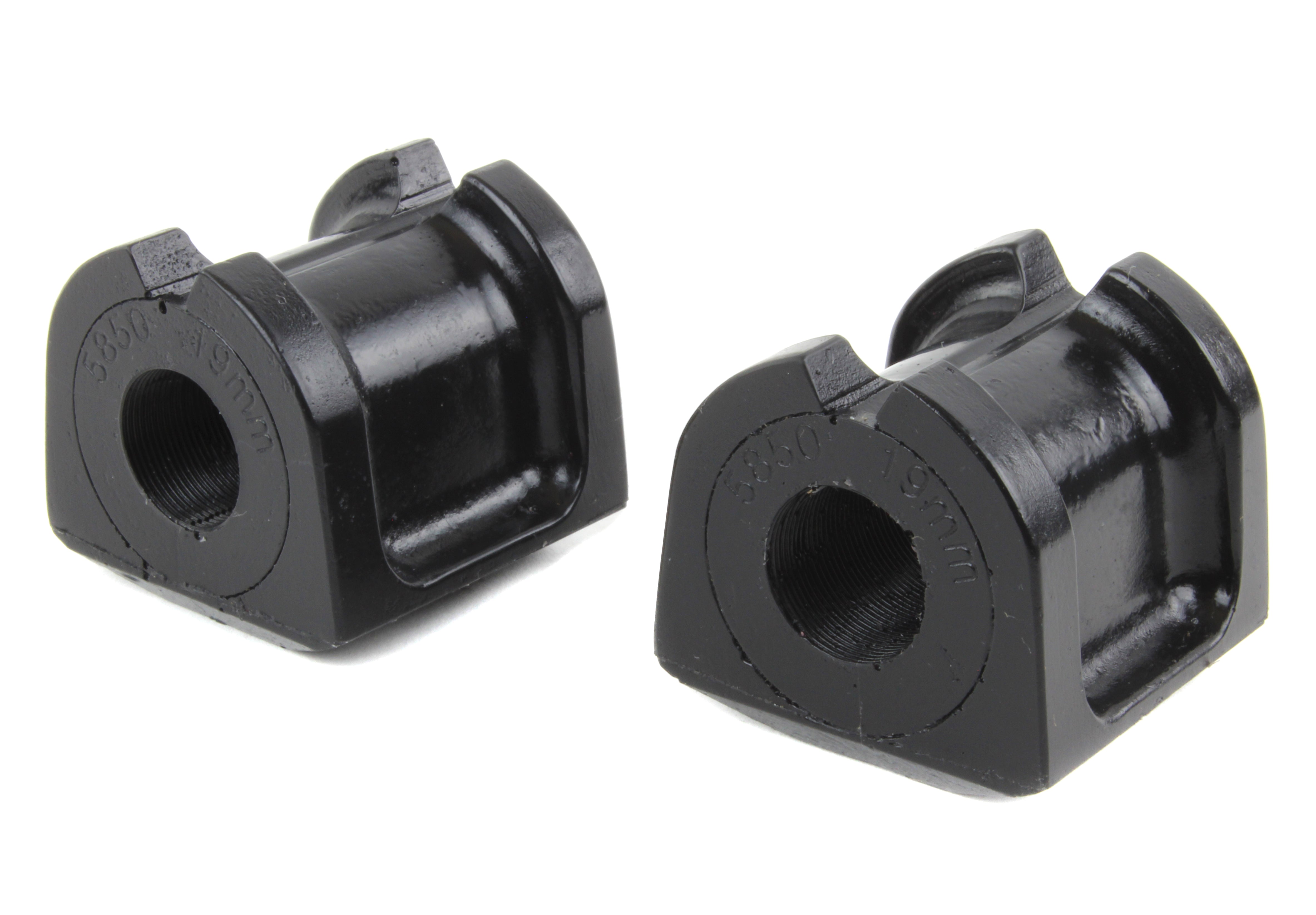 Black 19mm bushings for rear swaybar, compatible with 2008-2021 WRX, STI, BRZ, FR-S, and 86 models.