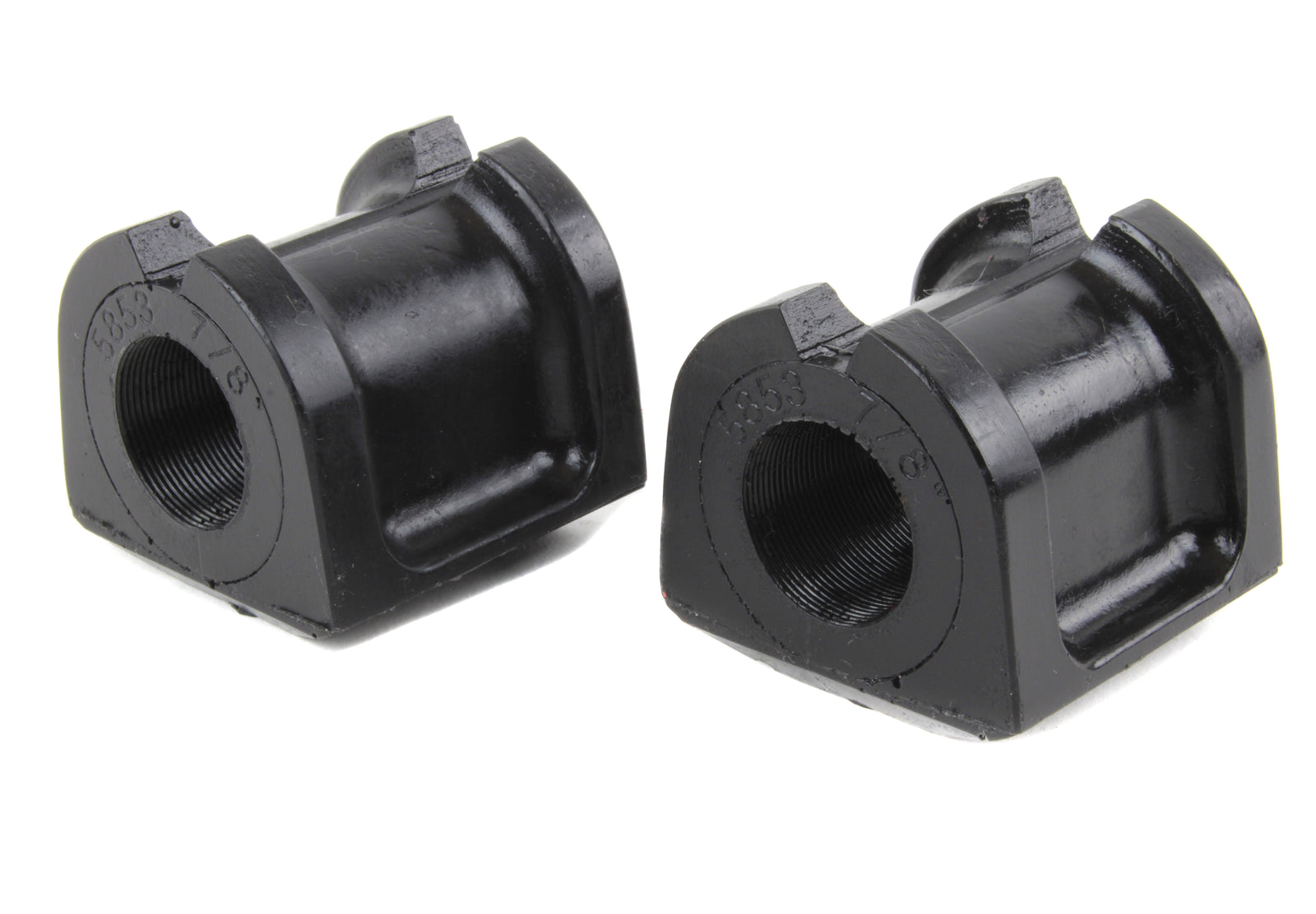 Black 22mm bushings for rear swaybar, designed for 2008-2021 WRX, STI, BRZ, FR-S, and 86 models.